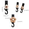 Flower Cute Baby Stroller Hook Non-Slip Hanger Organiser for Diaper Bag Mom Purse Lovely Pram Pushchair Accessory Baby Stroller Accessories view 4