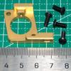 Motor Mount Adjustment Block Compatible with JLB Racing Cheetah 1/10 Parts Brushless RC Car Accessories Aluminum Alloy Upgrade Replace EA1052(Gold) view 3