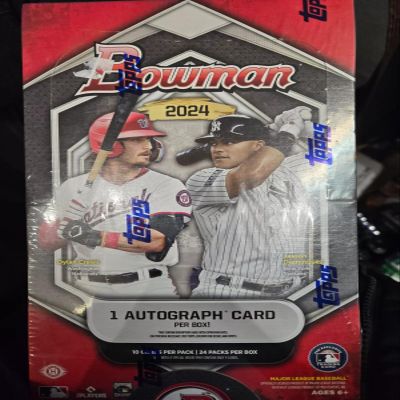 2024 Bowman Baseball Hobby Box *Expected Release Date 5-8-2024*