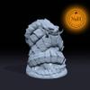 ToysCentral Basics Sandmaw, The Dune Worm | Silkstrander Worm Miniature for Tabletop Games Like D&D and War Gaming Large, Gray, 02S026-02 view 2