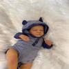 Anano 19 Inch Realistic Silicone Reborn Baby Dolls Black Boy Toddler Mixed Race African American Boy Reborn Doll Gift Biracial Baby Doll with Soft Hair for Kids 3+ view 4
