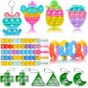 120 Pcs Easter Egg Fillers Party Favors for Kids,Treasure Box Toys for Classroom Basket Stuffers ,Pinata Filler,Goodie Bag Stuffers,Treasure Chest Carnival Prizes,Small Bulk Toys for Boys Girls view 2