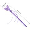 Kcjhagbd Princess Cosplay Props Butterfly Wand Ornament For Kid Children Handheld Props Accessories Wand, Purple view 4