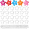 100 Pcs Balloon Clips for Arch, Flower Shape Balloon Connectors Clip Holders for Decor Balloons Arch, Balloons Column Stand Flower Clips for Baby Shower Wedding Birthday Decorations Party Supplies view 1