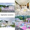 Inflatable Bubble House Tent, Inflatable Bubble House Dome for Kids, 10FT Waterproof Transparent Kids Party Clear Bubble House with Tunnel for Home Party, Party Decor view 3