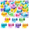 140Pcs Mini Resin Axolotl, Miniature Animal Figurine, Garden Landscape Aquarium Dollhouse Ornament Potted Plants Decor for DIY Craft Garden Fairy Decoration Birthday Party Favor view 1