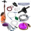 Zip line Kit 160ft for Kid and Adults up to 400lb-Special Retractors and Thickened Disc Seats,Zipline Kit for Backyard view 1