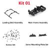 Zeyoking Original Parts for C186 BO105 RC Helicopter, Includes Landing Skid, Main Frame, Screw Kit, Servo Mount view 2