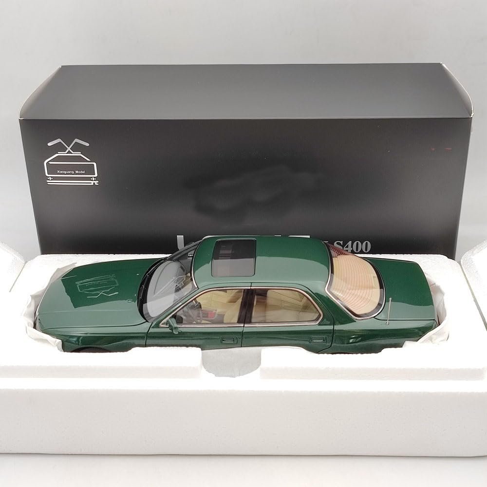 1/18 LS400 First Generation Green Diecast Model Car Collection Open