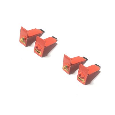Zeyoking 2 Sets Original Tail Fin for C186 BO105 RC Helicopter Model (Orange)