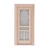 1:12 Doll House Screen Door, Mini Dollhouse Furniture Model, DIY Natura l Finish Dollhouse Furniture Model, Easy to Carry, Exquisite Details Birch Dollhouse Furniture for Home view 1