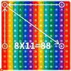 12x12 Multiplication Pop Game & Math Chart | Interactive Learning Toy for Kids | Teacher-Approved Classroom Tool | Stress Relief STEM Gift with Multiplication Table view 1