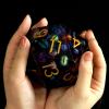 85MM Large Dragon Eyebal Dice, DND 85mm Jumbo D20 with Gift Case, Sharp Edge Polyhedral Dice for Dungeons and Dragons(Mixed Colors Eyeball-Small Eyeball) view 3
