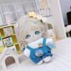 niannyyhouse Sweater Bib Pants Cowboy Bear Outfit 10cm~15cm 20cm 40cm Plush Doll Clothes Doll Accessories (White 20cm) view 3