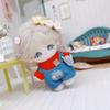 niannyyhouse Sweater Bib Pants Cowboy Bear Outfit 10cm~15cm 20cm 40cm Plush Doll Clothes Doll Accessories (Brown 10cm~15cm) view 3
