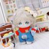 niannyyhouse Sweater Bib Pants Cowboy Bear Outfit 10cm~15cm 20cm 40cm Plush Doll Clothes Doll Accessories (Brown 40cm) view 4