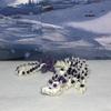 3D Printed Dragon, Articulated White and Purple Cherry Blossom Dragon, Fidget Toy ADHD Autism, Home Office Decor Executive Desk Toy- D017-BPU-DR view 2