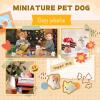 50 Pcs Mini Dog Figurines Miniature Resin Animals in Bulk Little Puppy Toys Dog Cake Decorations for DIY Moss Landscape Garden Ornament Birthday Party Home Decors view 4