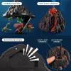TOYSXYIN Large Volcano Set with 9 Realistic Dinosaur Action Figures for Kids 2 3 4 5 6 8 10 Years, Simulated Volcanic Eruptions w/Sounds, Volcano Can Store Dinos, Gift for Toddlers Boys & Girls view 4
