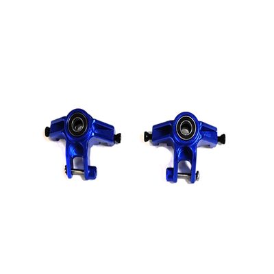 KEBEILEE CNC Aluminum7075 Front Steering Block for LOSI 1/18 Mini LMT (Blue)