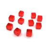 200Pcs 6 Side 8mm Clear Dices DIY Educational Dices Engraving Acrylic Blank Dices D6 Dices Party Family Board Game Dices 8mm Six Sided Clear Acrylic Dices 6 Sided Dices Role Playing Dices Square Cube view 1