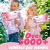 JONEG Toys for 3-8 Year Old Boys Girls: Bubble Machine for Kids with Bubble Solution, Gifts for 3 4 5 6 7 8 Years Old Boy Birthday Toy for Kid Toddlers Ages 4-6 Outdoor Wedding Bubbles Blower Maker view 2