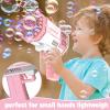 JONEG Toys for 3-8 Year Old Boys Girls: Bubble Machine for Kids with Bubble Solution, Gifts for 3 4 5 6 7 8 Years Old Boy Birthday Toy for Kid Toddlers Ages 4-6 Outdoor Wedding Bubbles Blower Maker view 3