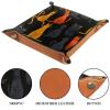 Abstract Cat Pattern Microfiber Leather Dice Trays Folding for RPG DND Table Games, Leather Dice Holder Storage Box Portable Folding Rolling Dice Tray, 20.5x20.5cm view 3