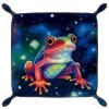Star Frog Microfiber Leather Dice Trays Folding for RPG DND Table Games, Leather Dice Holder Storage Box Portable Folding Rolling Dice Tray, 20.5x20.5cm view 1