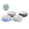 Elk and Friends Kids Porcelain Bowls with Silicone Suction Sleeve | Kids/Toddler/Baby Feeding | Microwave & Dishwasher Safe | Non slip | Cereal/Soup/Snack Dishes & Dinnerware view 1