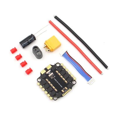 60A 2~6S Lipo 4in1 ESC Speed Controller Support BLHeli-S/ DSHOT600 for RC FPV Racing Drones (1PC 60A 4in 1 ESC)
