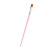 Flat Paint Brush, Long Handle Artist Brush Kids Paint Brushes Nylon Paint Brushes Acrylic Paint Brushes Paint Brushes for Acrylic Painting(makalong pink) view 1