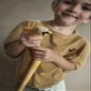 BOHS Rubber King Cobra Snake - Soft & Stretchy Light-Colored Pest/Bird Deterrent & Prank Toy & Pet Plaything - 100 cm / 40 Inches view 2