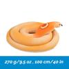 BOHS Rubber King Cobra Snake - Soft & Stretchy Light-Colored Pest/Bird Deterrent & Prank Toy & Pet Plaything - 100 cm / 40 Inches view 4