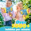 JONEG Toys for 3-8 Year Old Boys Girls: Bubble Machine for Kids with Bubble Solution, Gifts for 3 4 5 6 7 8 Years Old Boy Birthday Toy for Kid Toddlers Ages 4-6 Outdoor Wedding Bubbles Blower Maker view 2