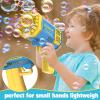 JONEG Toys for 3-8 Year Old Boys Girls: Bubble Machine for Kids with Bubble Solution, Gifts for 3 4 5 6 7 8 Years Old Boy Birthday Toy for Kid Toddlers Ages 4-6 Outdoor Wedding Bubbles Blower Maker view 3
