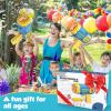 JONEG Toys for 3-8 Year Old Boys Girls: Bubble Machine for Kids with Bubble Solution, Gifts for 3 4 5 6 7 8 Years Old Boy Birthday Toy for Kid Toddlers Ages 4-6 Outdoor Wedding Bubbles Blower Maker view 4