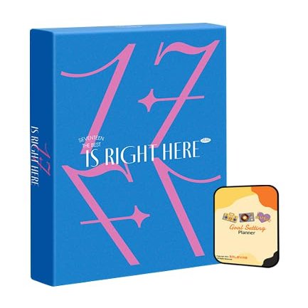 Dreamus BEST ALBUM '17 IS RIGHT HERE' SEVENTEEN Album [DEAR Random Ver]+Pre Order Benefits+BolsVos K-POP Inspired Freebies