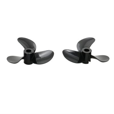 1Pair Tri-Blades PC Resin Propellers for RC Model Carp Bait Boat - CW/CCW Screw, Dia 28/32/36/40/44/48mm Spare Parts (Size : 1pair 28x4mm)