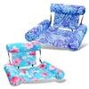 2 Pack Pool Chair Float Adjustable Inflatable Adult Lounge Chairs, Noodle Hammock Water Floaties for Pool & Lake Heavy Duty view 1