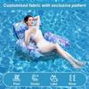 2 Pack Pool Chair Float Adjustable Inflatable Adult Lounge Chairs, Noodle Hammock Water Floaties for Pool & Lake Heavy Duty view 4