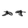 1Pair Tri-Blades PC Resin Propellers for RC Model Carp Bait Boat - CW/CCW Screw, Dia 28/32/36/40/44/48mm Spare Parts (Size : 1pair 28x3mm) view 2