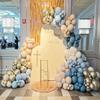 140Pcs Dusty Baby Blue Balloon Arch Garland Kit,Slate Fog Baby Blue 5/10/12/18 Inch Balloons for Men Boy Baby Shower Bridal Shower Birthday Party Decorations view 4