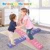 8Pcs Stepping Stones for Kids Balance Beam Toddler Non-Slip Plastic Balance Stepping Stones Sensory Toys for Toddlers, Indoor or Outdoor Play, for Age 3-5 Years, Pinkish Purple view 4