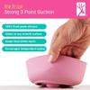 Elk and Friends Kids Porcelain Bowls with Silicone Suction Sleeve | Kids/Toddler/Baby Feeding | Microwave & Dishwasher Safe | Non slip | Cereal/Soup/Snack Dishes & Dinnerware view 3
