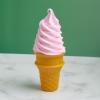 LONG XIN SERIES 2 Pcs Simulated Ice Cream Artificial Lifelike Fake Ice Cream Food Model for Home Kitchen Cabinet Desk Shops Party Decor Sample Display Photography Props(Pink) view 3
