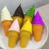 LONG XIN SERIES 2 Pcs Simulated Ice Cream Artificial Lifelike Fake Ice Cream Food Model for Home Kitchen Cabinet Desk Shops Party Decor Sample Display Photography Props(Pink) view 4