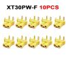 10PCS/5Pairs Amass XT30PW Male Female Connector PCB Board 2mm Banana Golden Head Right Angle Horizontal Connector for RC Model (5pairs XT30PW) view 3