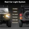 Hylukon MN99S RC Rock Crawler, 1:12 Scale D90 Land Rover Defender 4WD Off-Road RC Truck with 3PCS 1200Mah Batteries, Upgraded 280 Motor 4-Link Suspension view 3