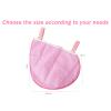 2 Pcs Portable Side Sling Stroller Cargo Net ,Non-Slip and Adjustable Straps Storage Mesh Bag ,Food Storage , Fruit Storage Bag for Baby Stroller Cargo Mesh Cargo Net for Stroller Storage (Pink) view 3